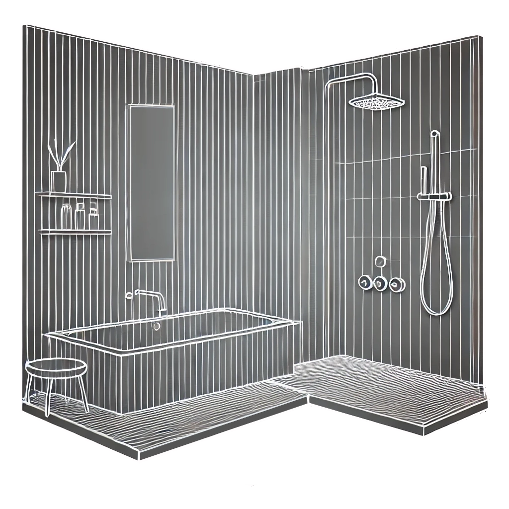 DutchLine badkamercollectie — lijntekening