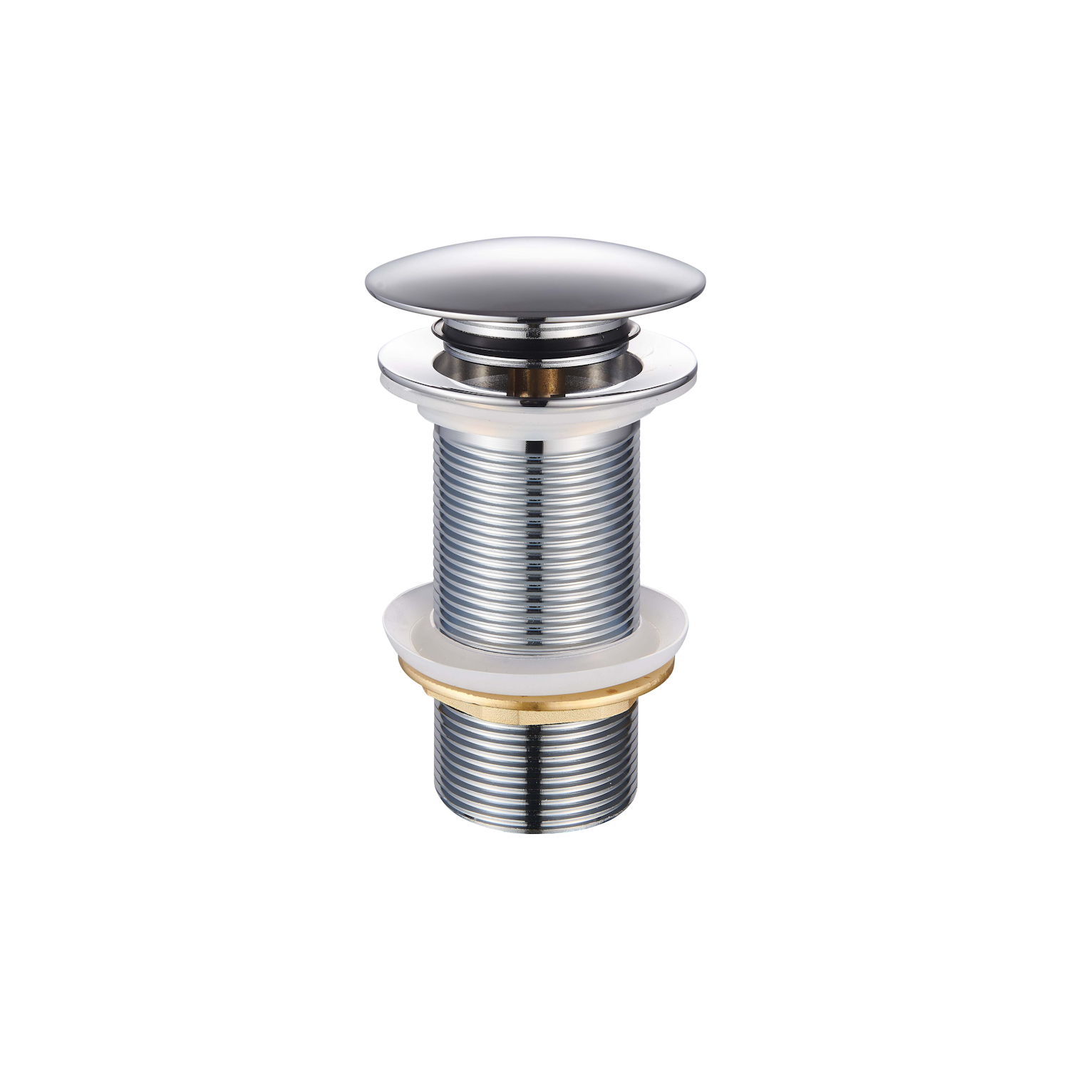 DutchLine - Extra Lange Clickwaste 10cm - Chroom
