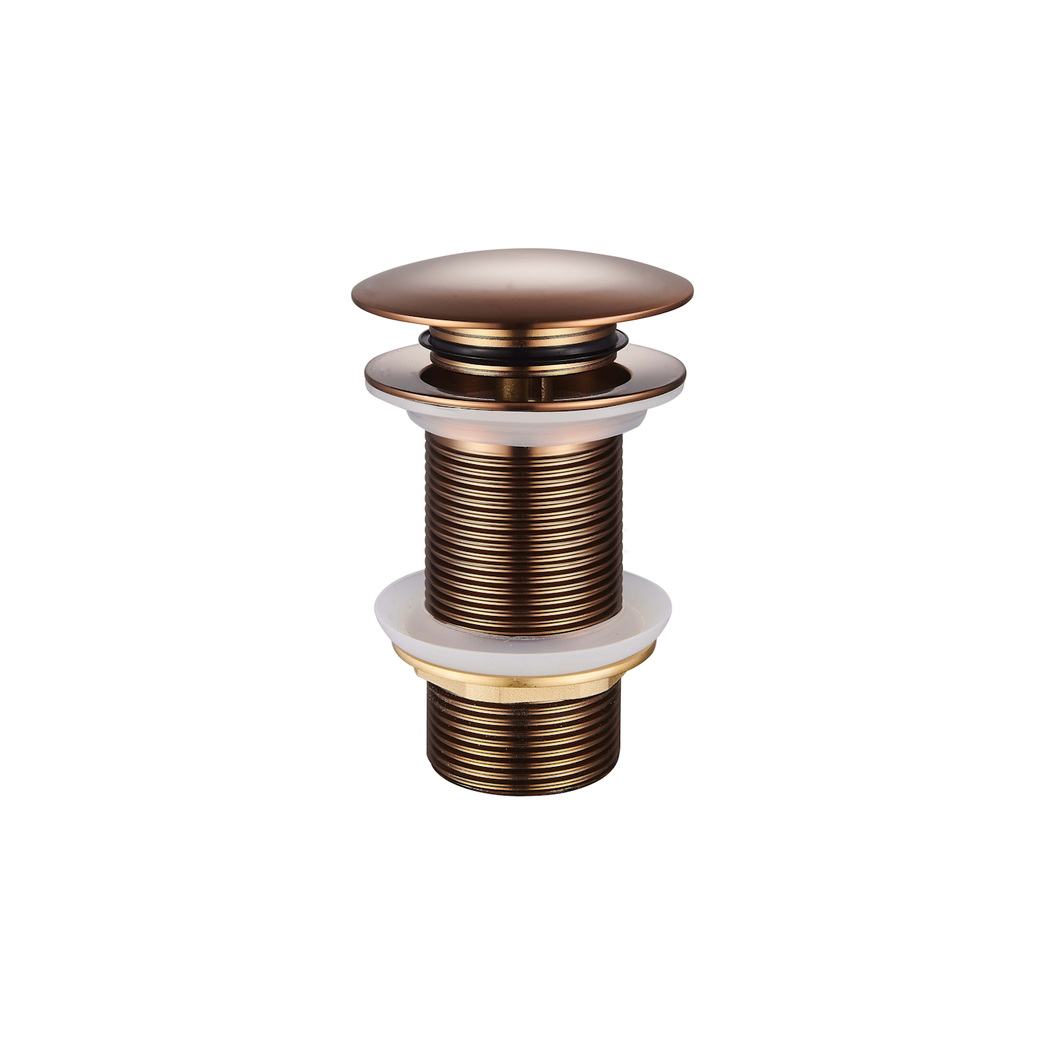 DutchLine - Extra Lange Clickwaste 10cm - Geborsteld Brons Koper