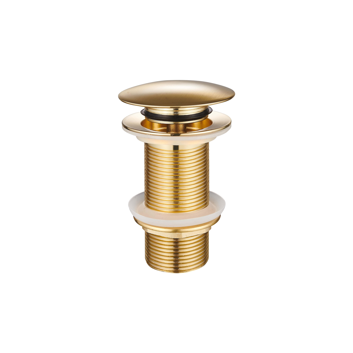 DutchLine - Extra Lange Clickwaste 10cm - Geborsteld Messing