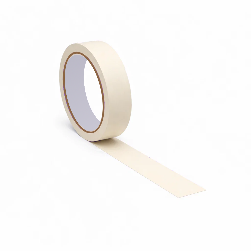 DutchLine - Extra Sterk Hechtende Afplaktape - Wit - 25mmx50m