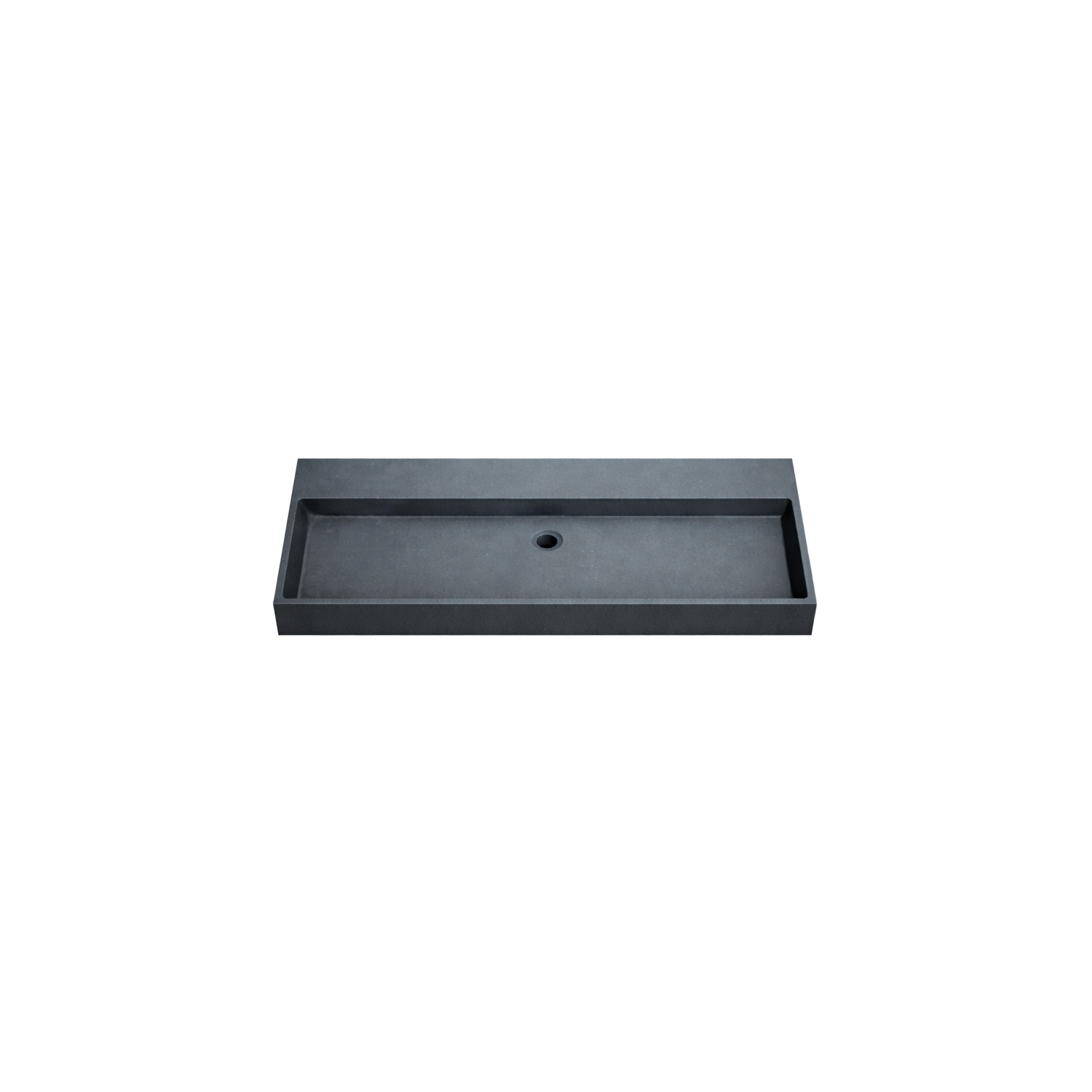 DutchLine - Graniet Wastafel - Mat Zwart - Zonder Kraangat - 1005x465x120