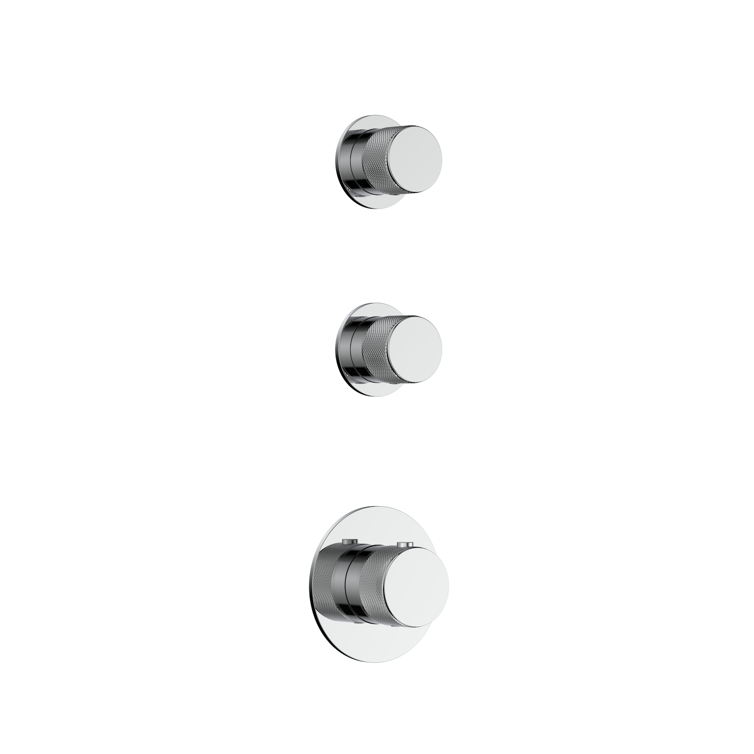 DutchLine - Grip 3-Weg Thermostische Douchemengkraan - Chroom