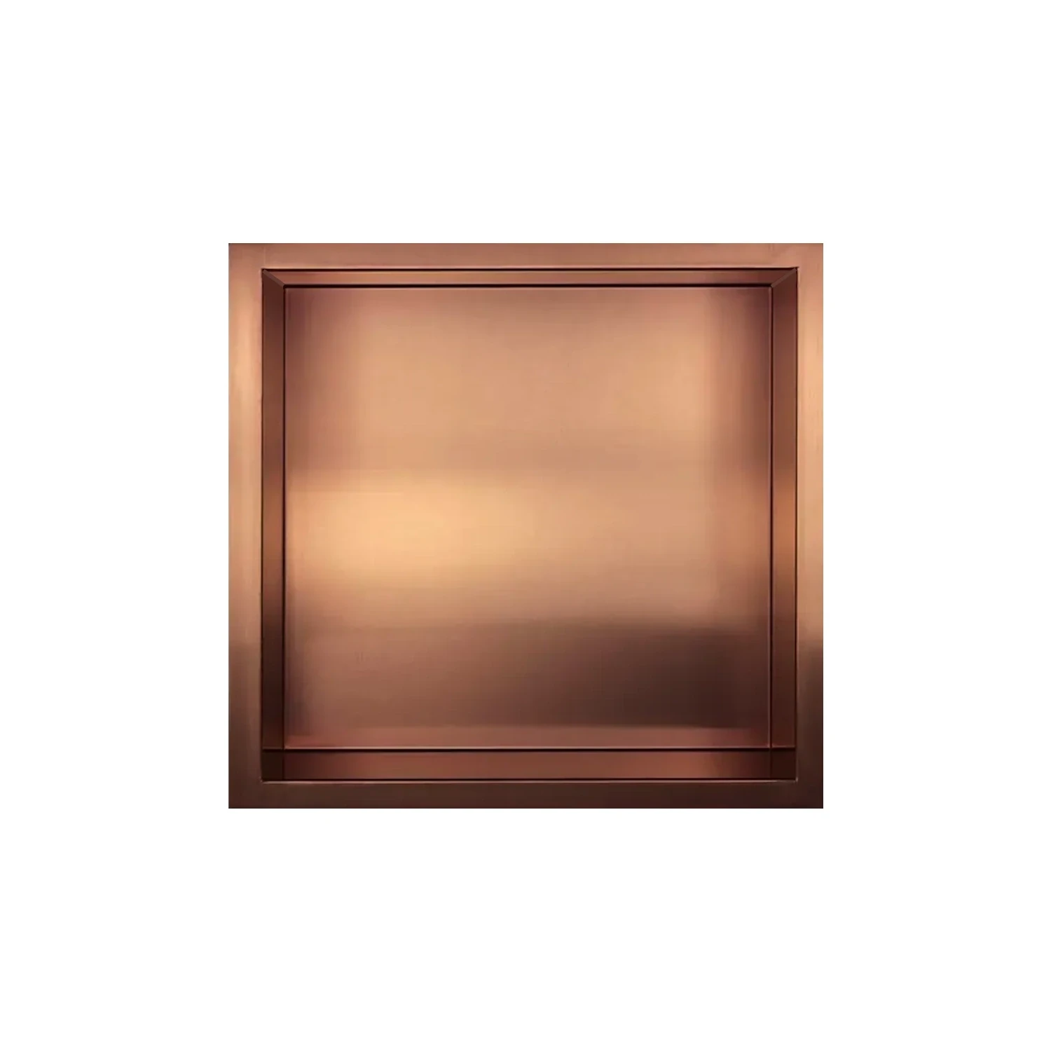 DutchLine - Inbouw Nis - Niet betegelbaar - Geborsteld Brons Koper - 300x300x100