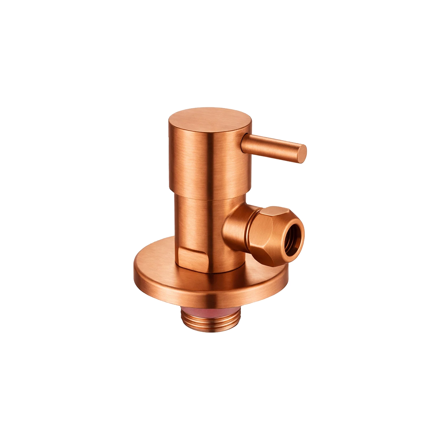 DutchLine - Luxe Stopkraan - Geborsteld Brons Koper - 1/2×3/8