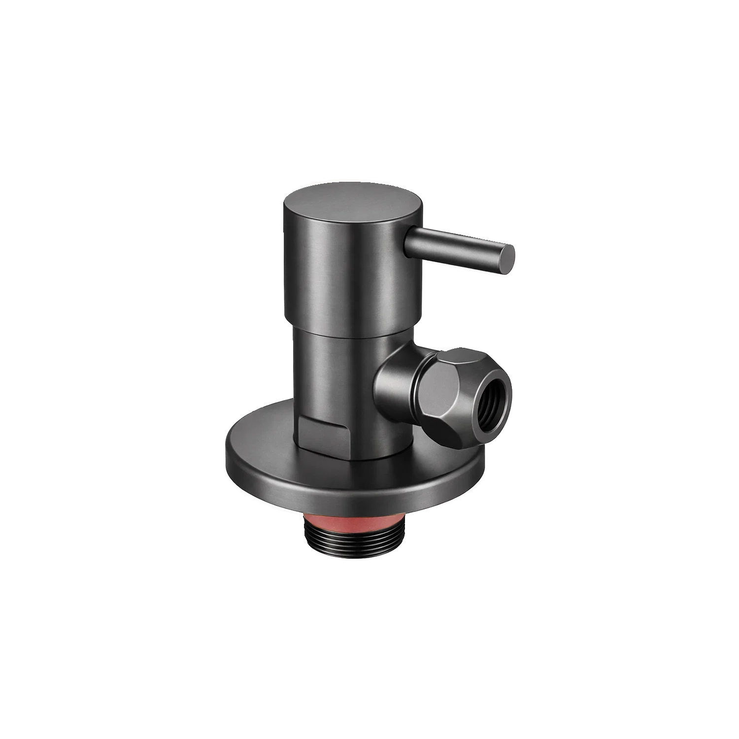 DutchLine - Luxe Stopkraan - Gunmetal - 1/2×3/8
