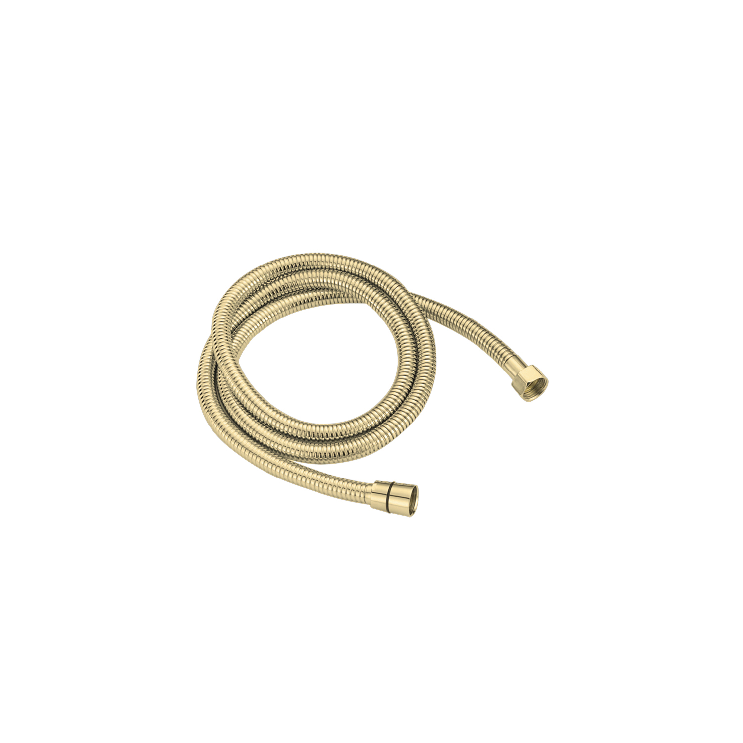 DutchLine - RVS Doucheslang 1.5m - Extra Sterk - Anti-Twist - Geborsteld Messing