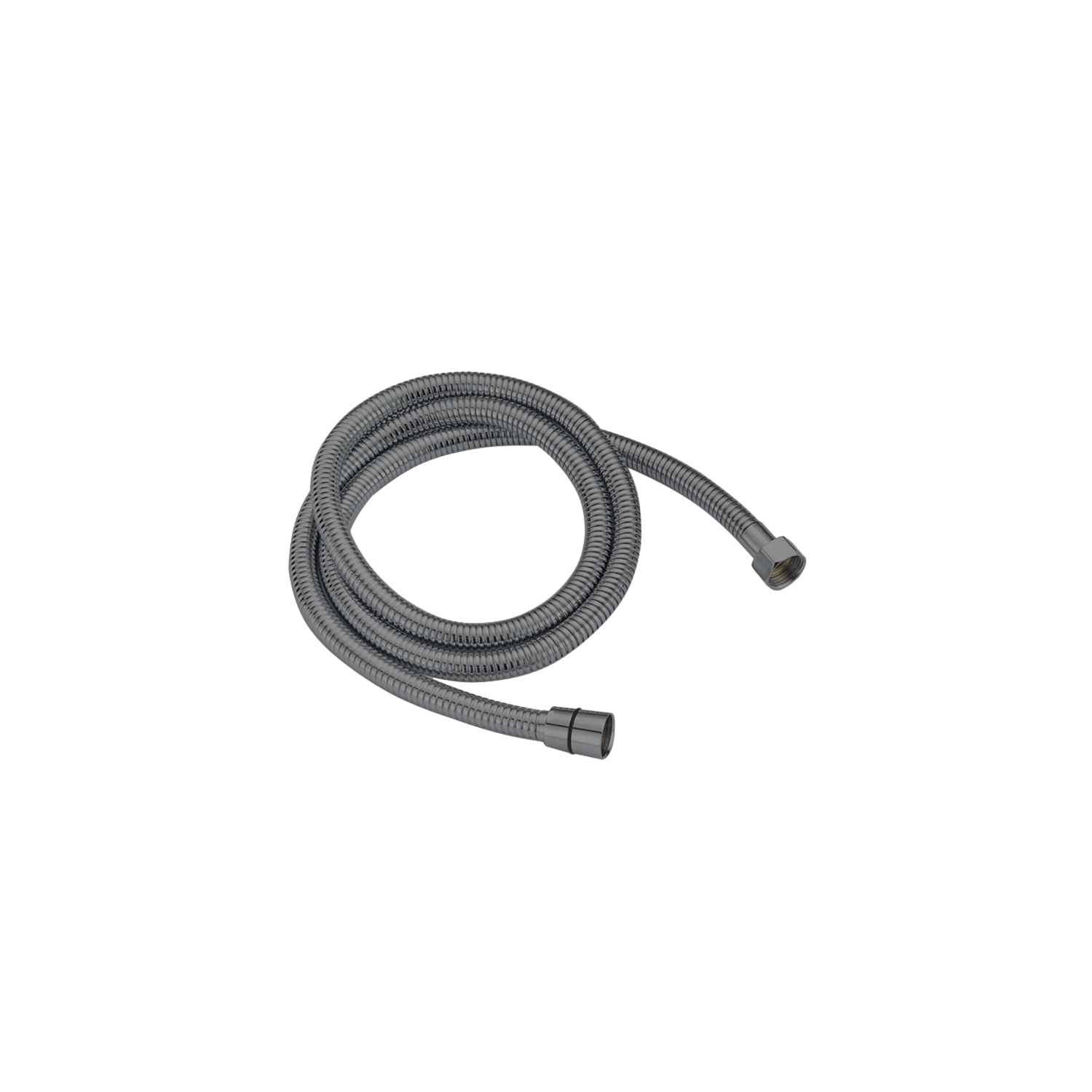 DutchLine - RVS Doucheslang 1.5m - Extra Sterk - Anti-Twist - Gunmetal