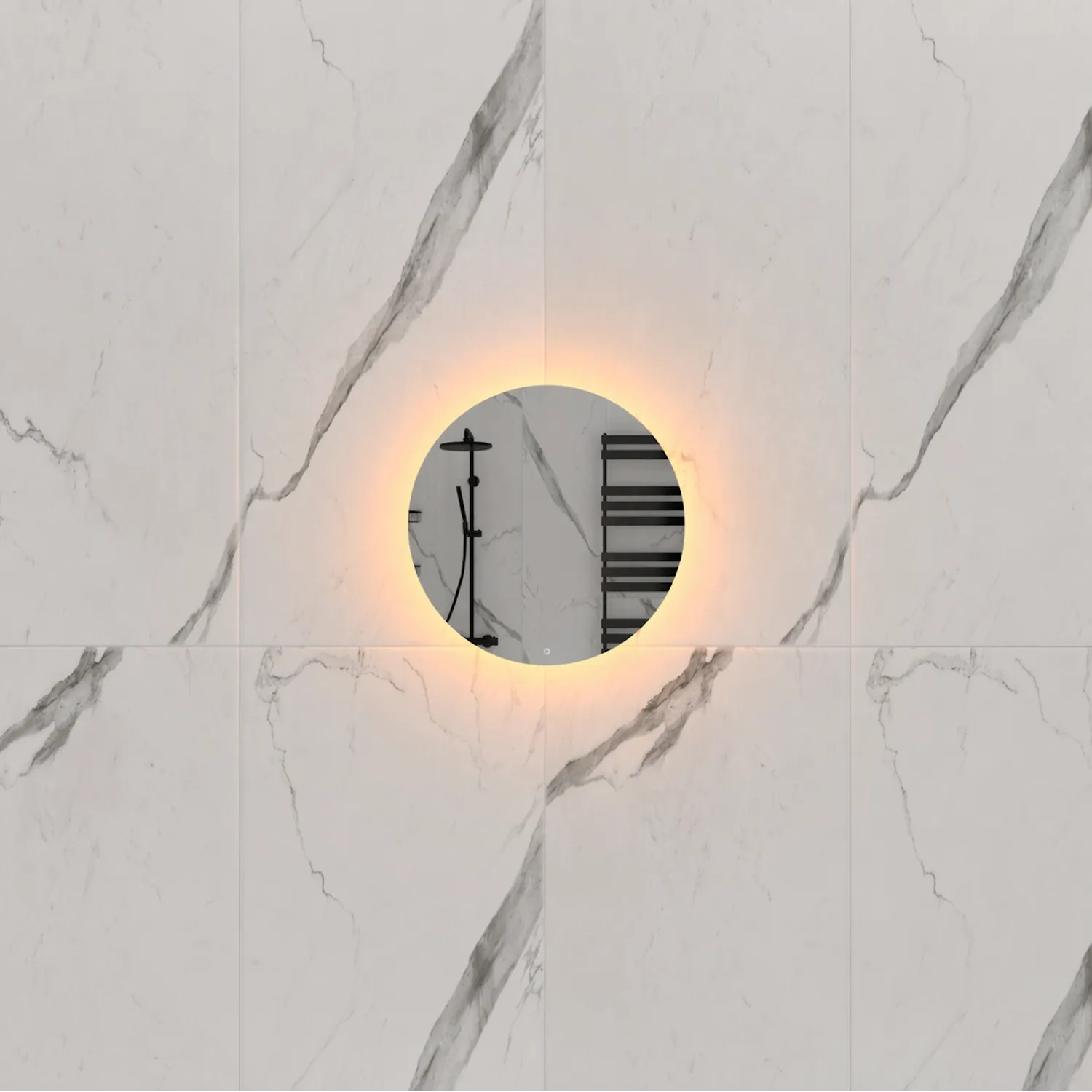 DutchLine - Round Luxe Indirecte Ledspiegel - 36