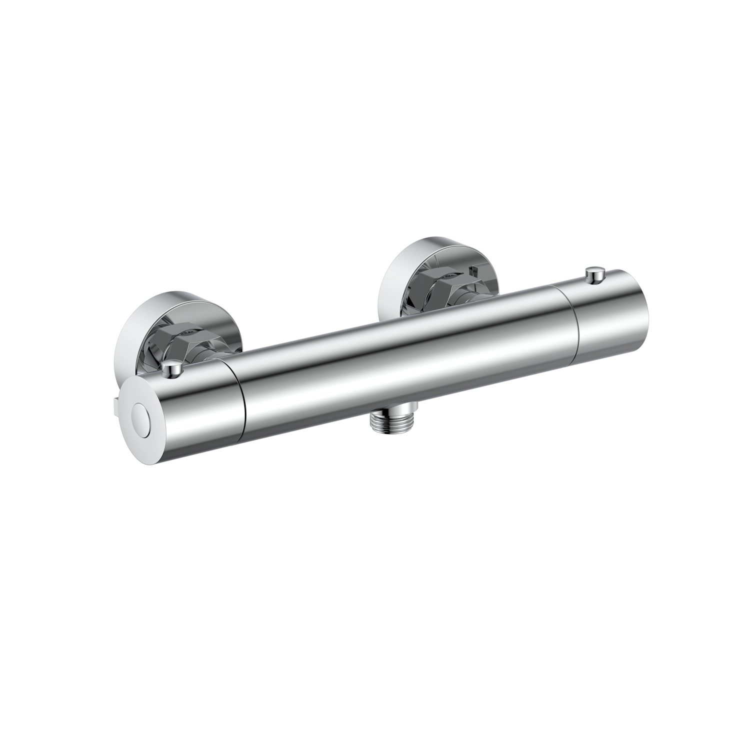 DutchLine - S-Line Thermostatische Douchemengkraan H/H 150 - Chroom