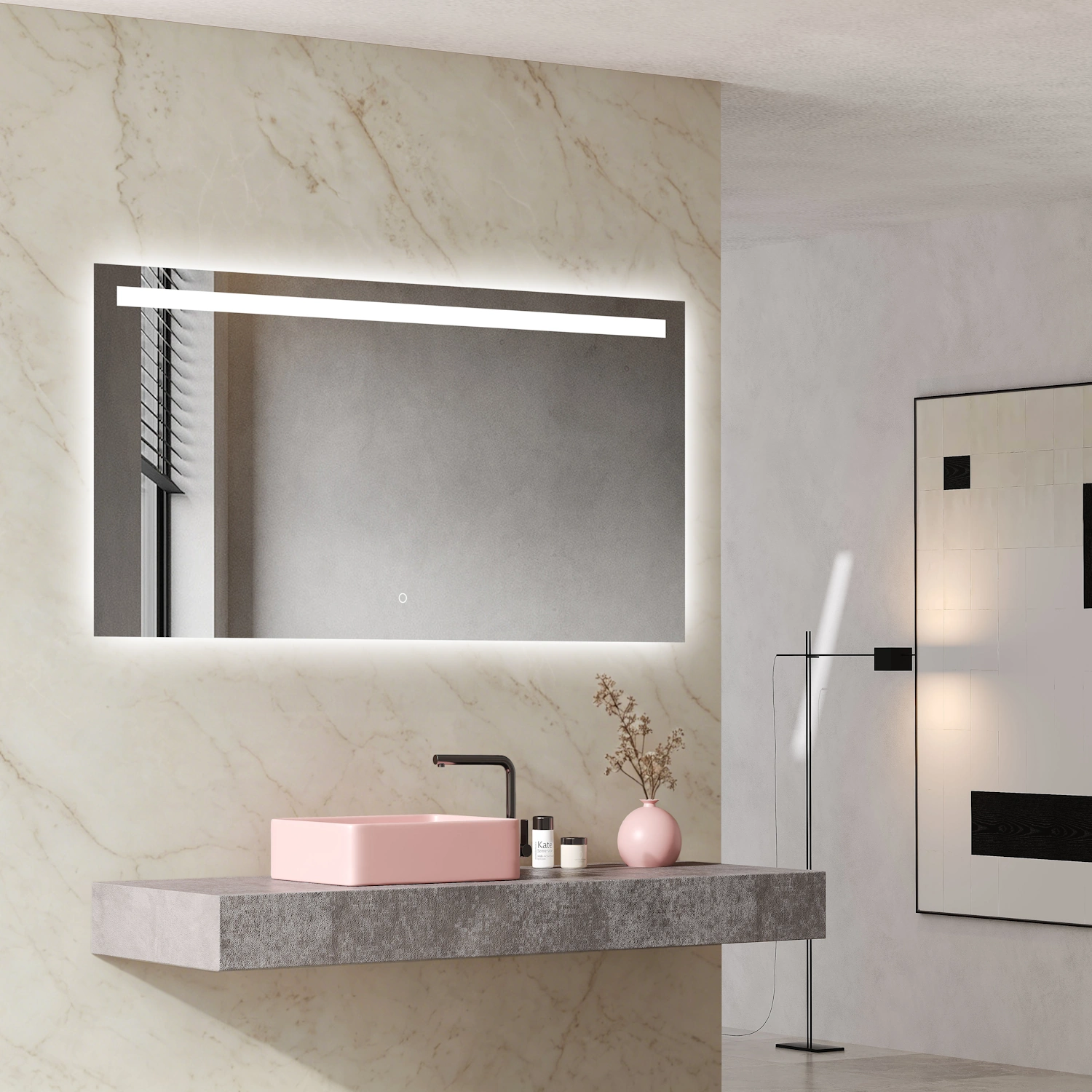 DutchLine - Alura Rechthoekige Ledspiegel - 1400x700mm