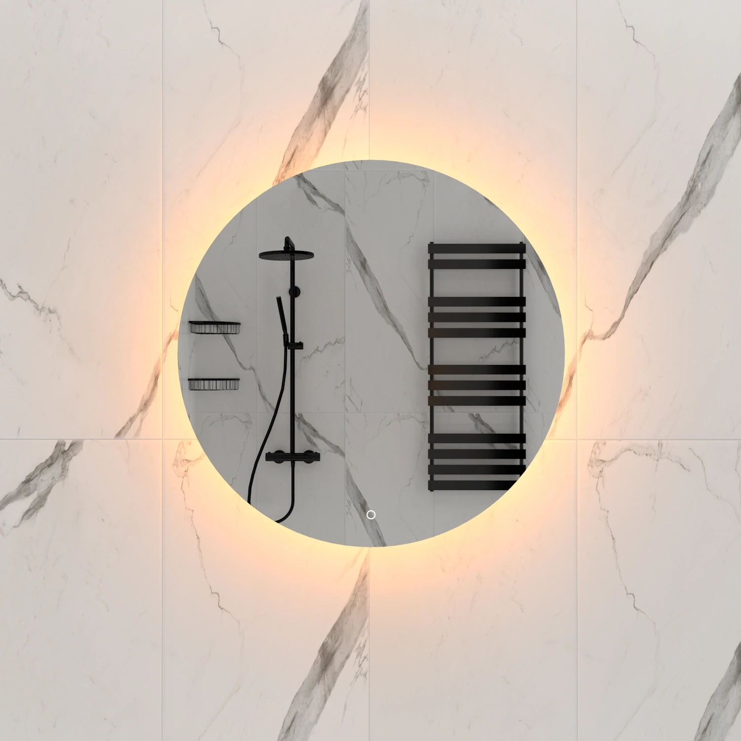DutchLine - Soul Round Luxe Indirecte Ledspiegel - 80